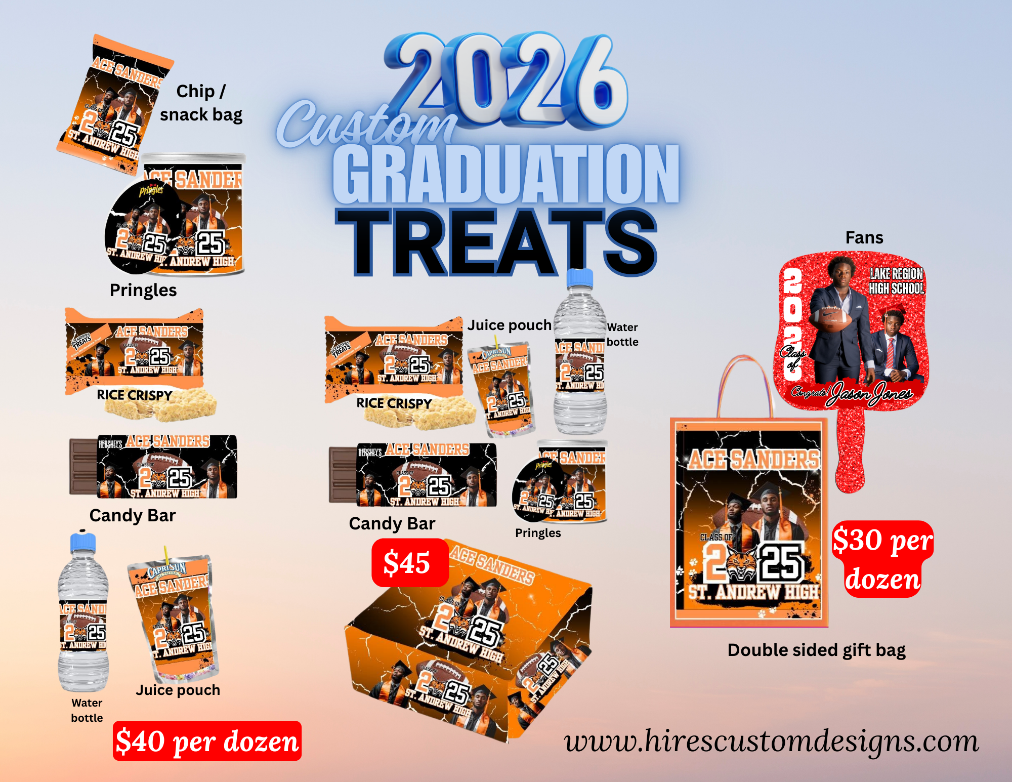 Custom Graduation Party Favors – Hires Custom Designs