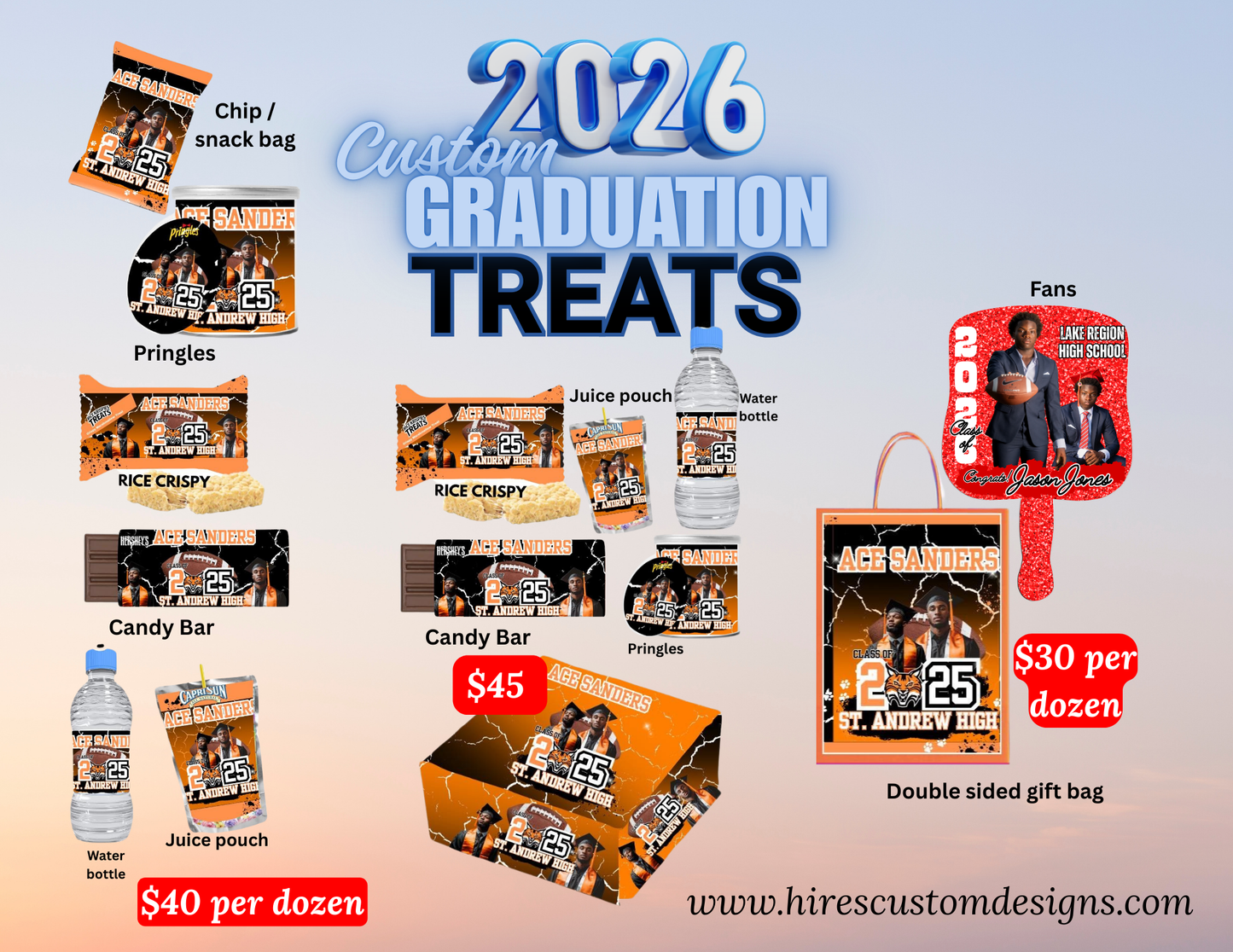 Custom Graduation Party Favors