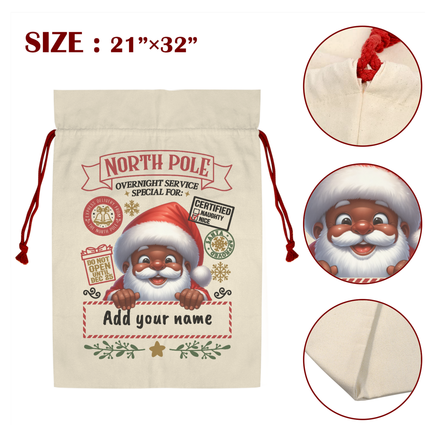 Customized Santa sacks