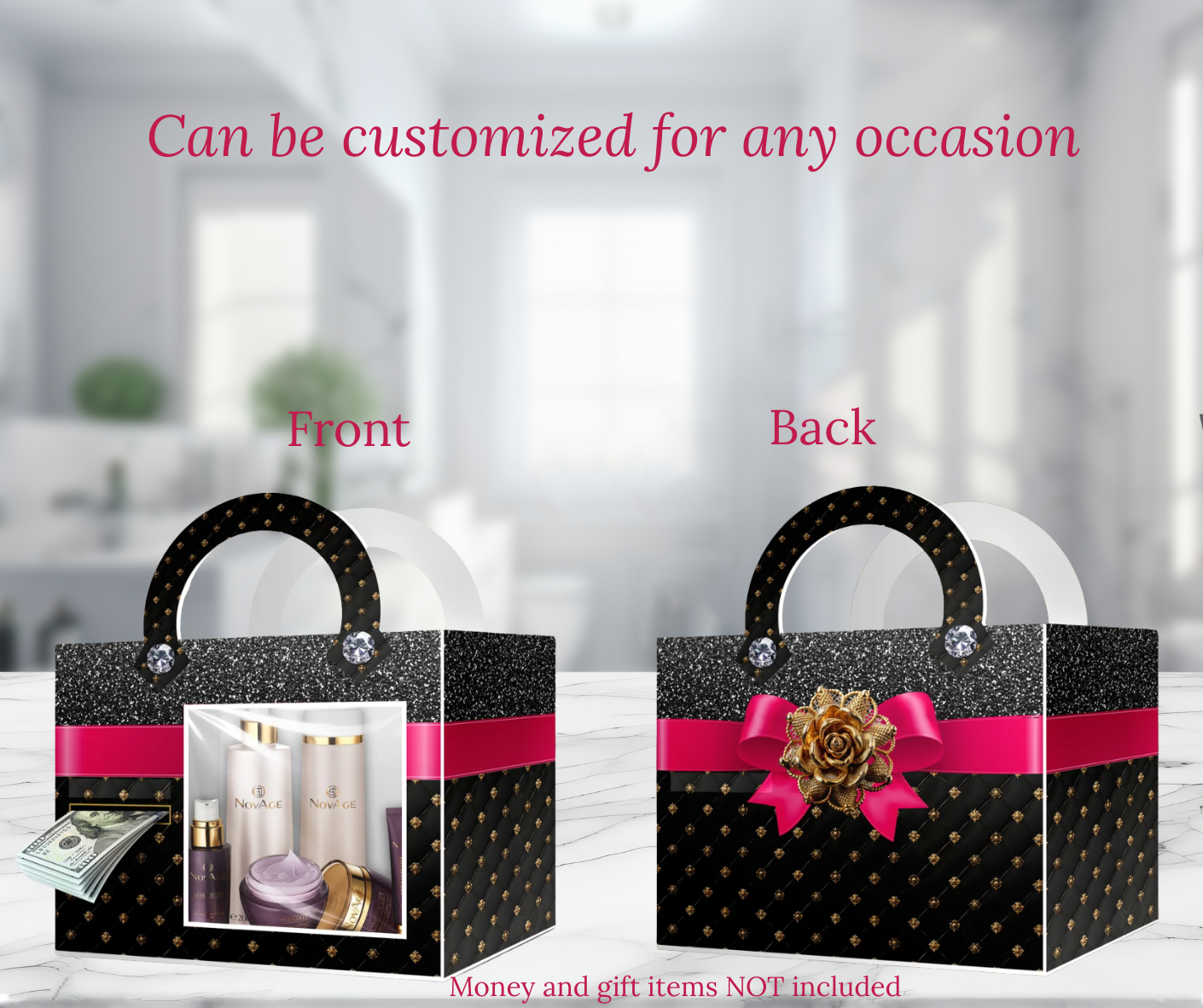 ATM /Gift box purse with window
