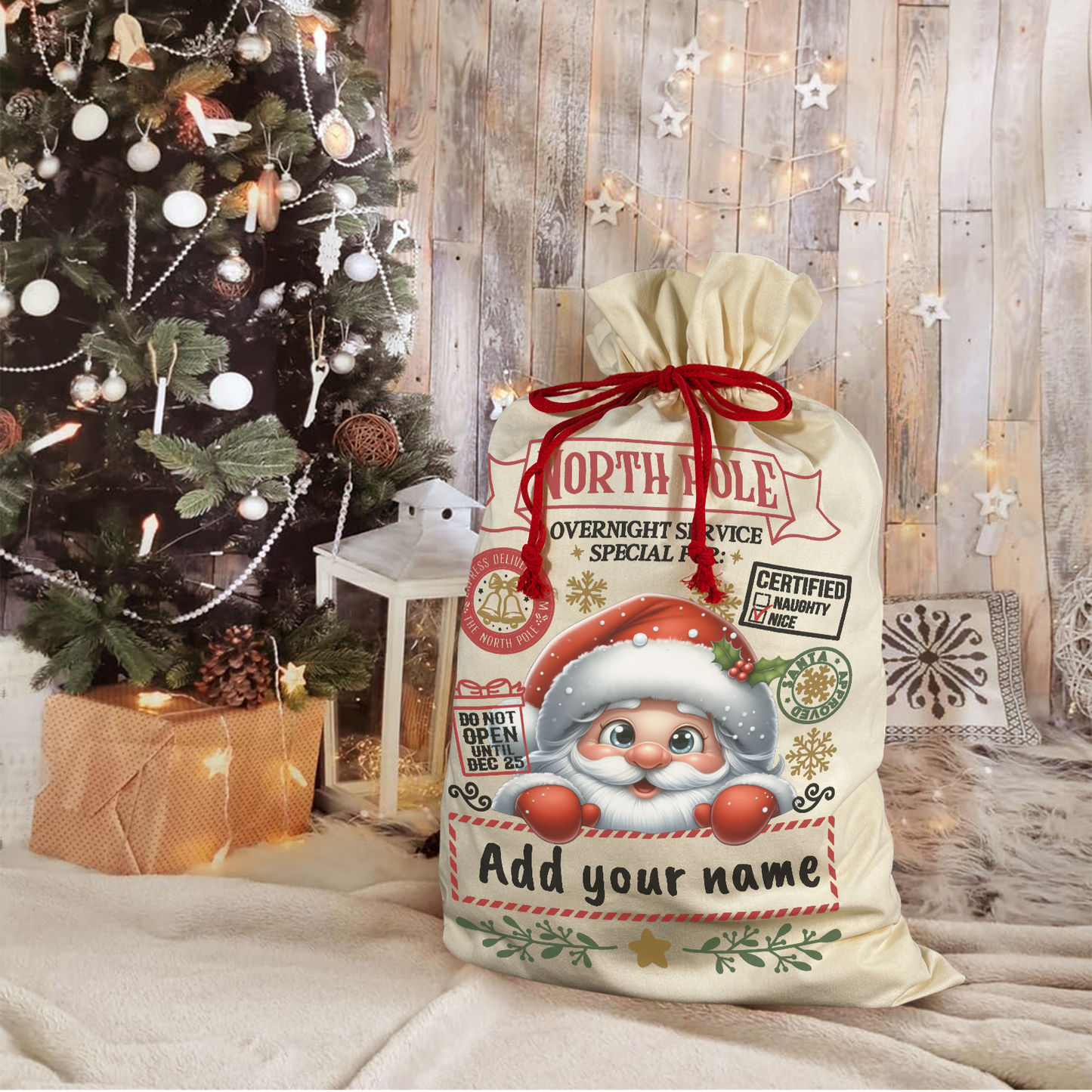 Customized Santa sacks