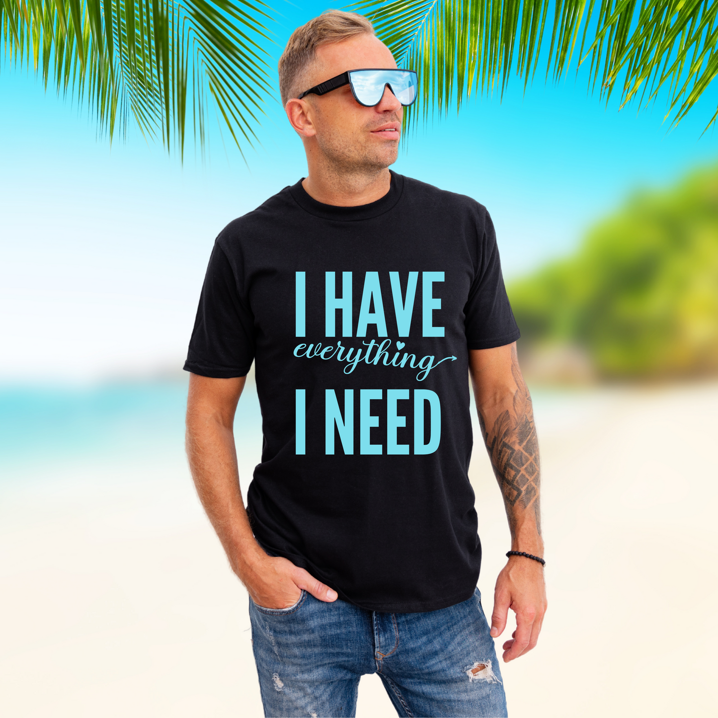 I HAVE I AM couples t shirts