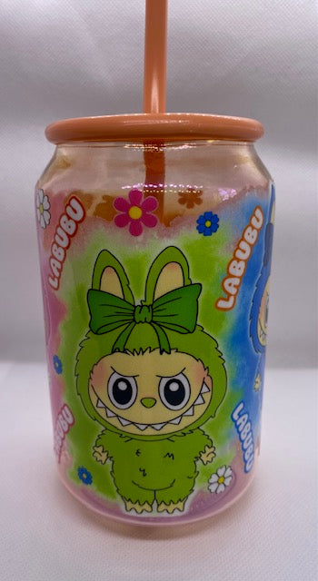 Labubu glass Tumbler