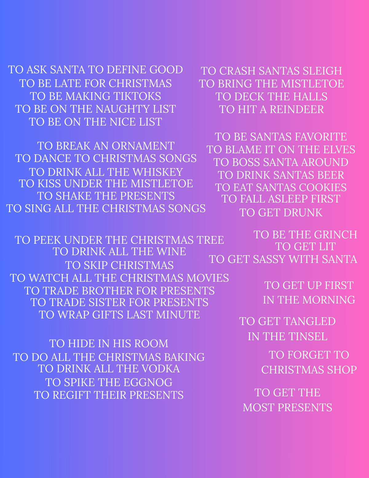 “Most Likely To…” Christmas T-Shirts