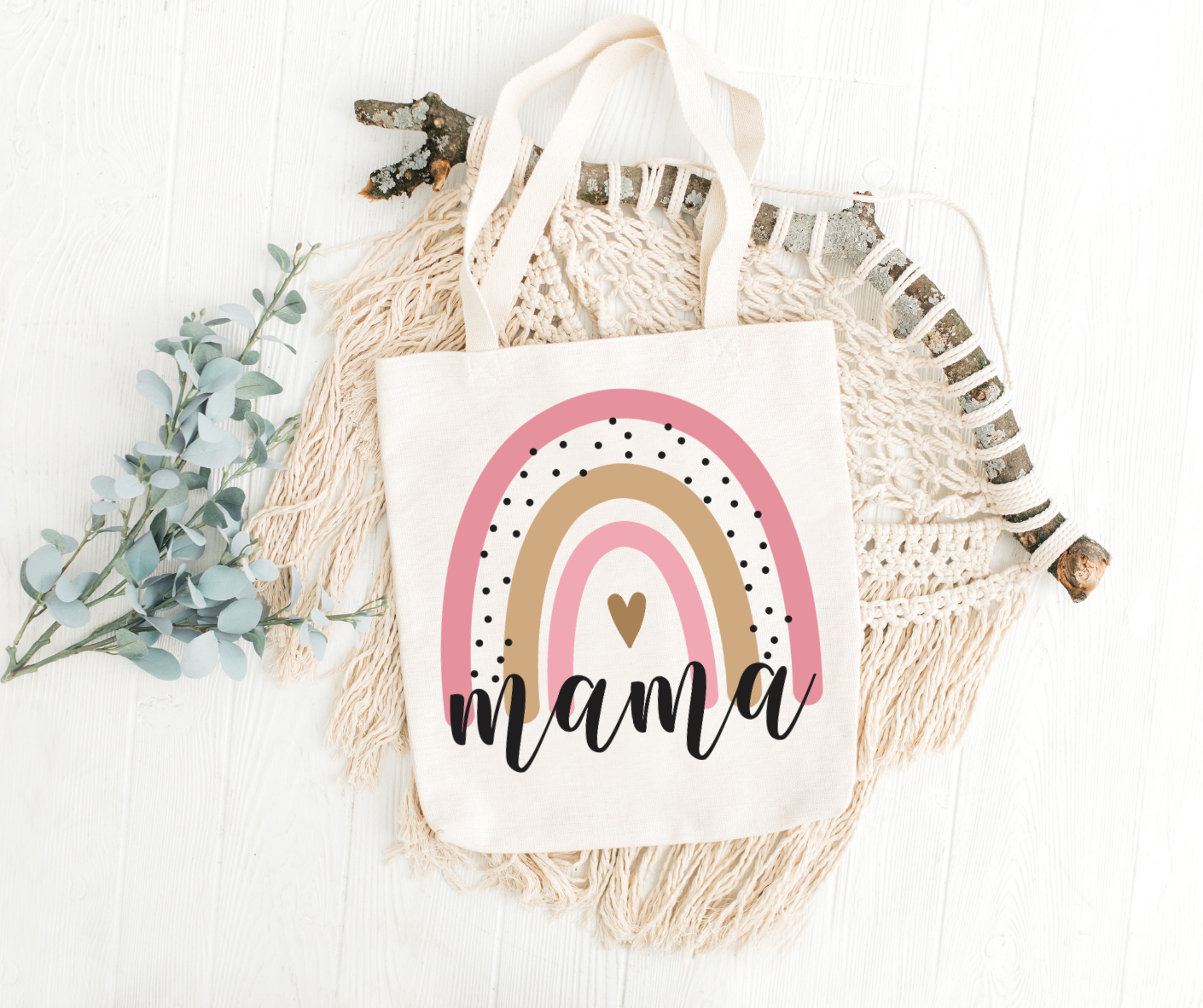 MAMA Rainbow tote
