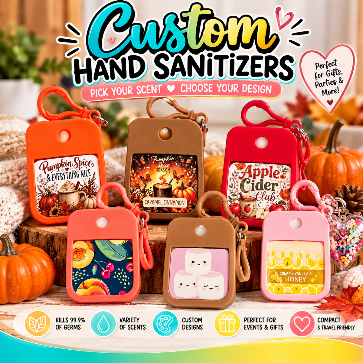 Custom Hand Sanitizers