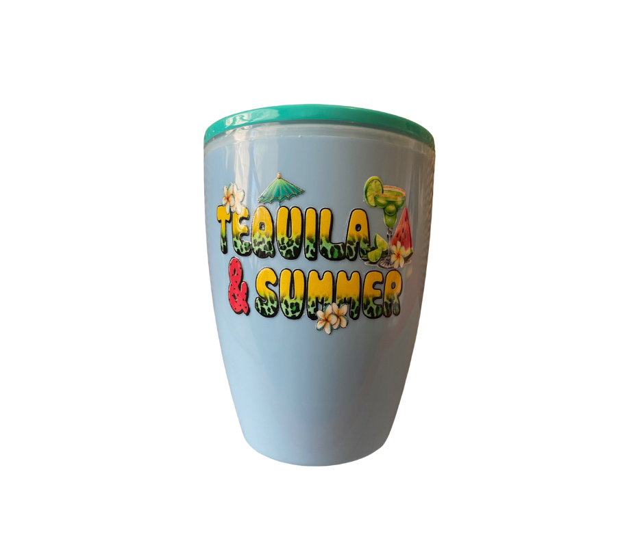 Summer Fun Colorful stemless tumbler