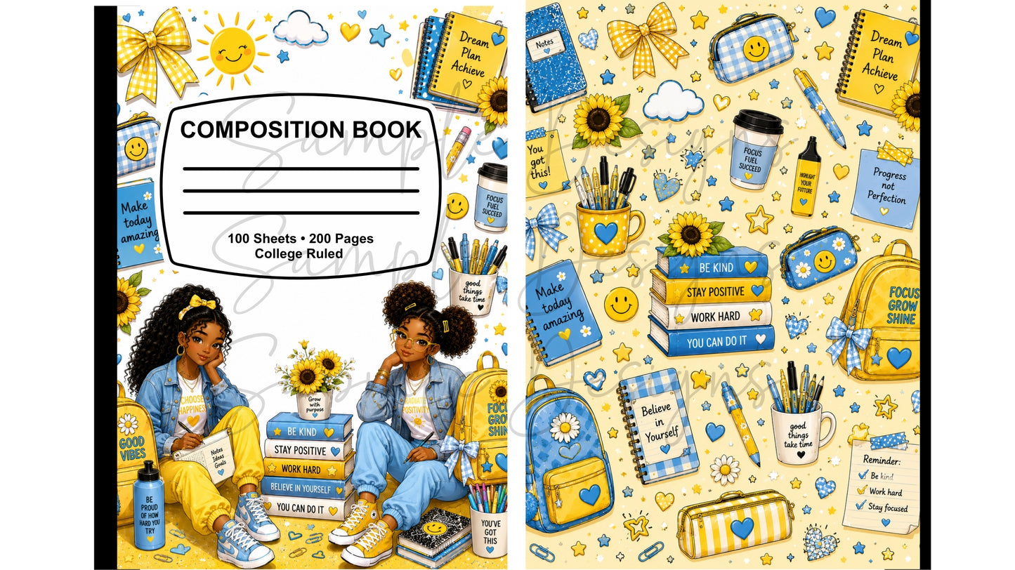 Custom Back 2 School Supplies Bundle