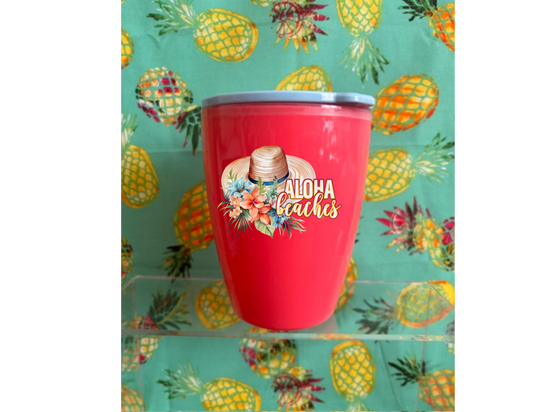 Summer Fun Colorful stemless tumbler
