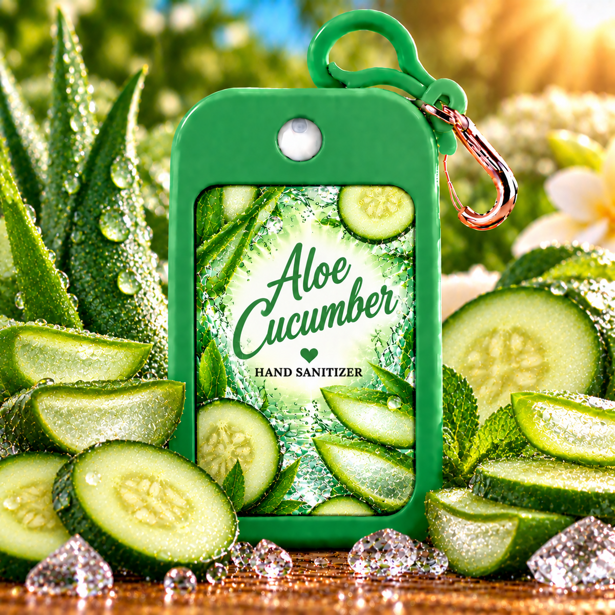 Custom Hand Sanitizer + Holder | Choose Your Scent & Design