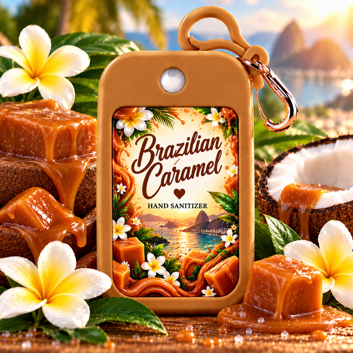 Custom Hand Sanitizer + Holder | Choose Your Scent & Design