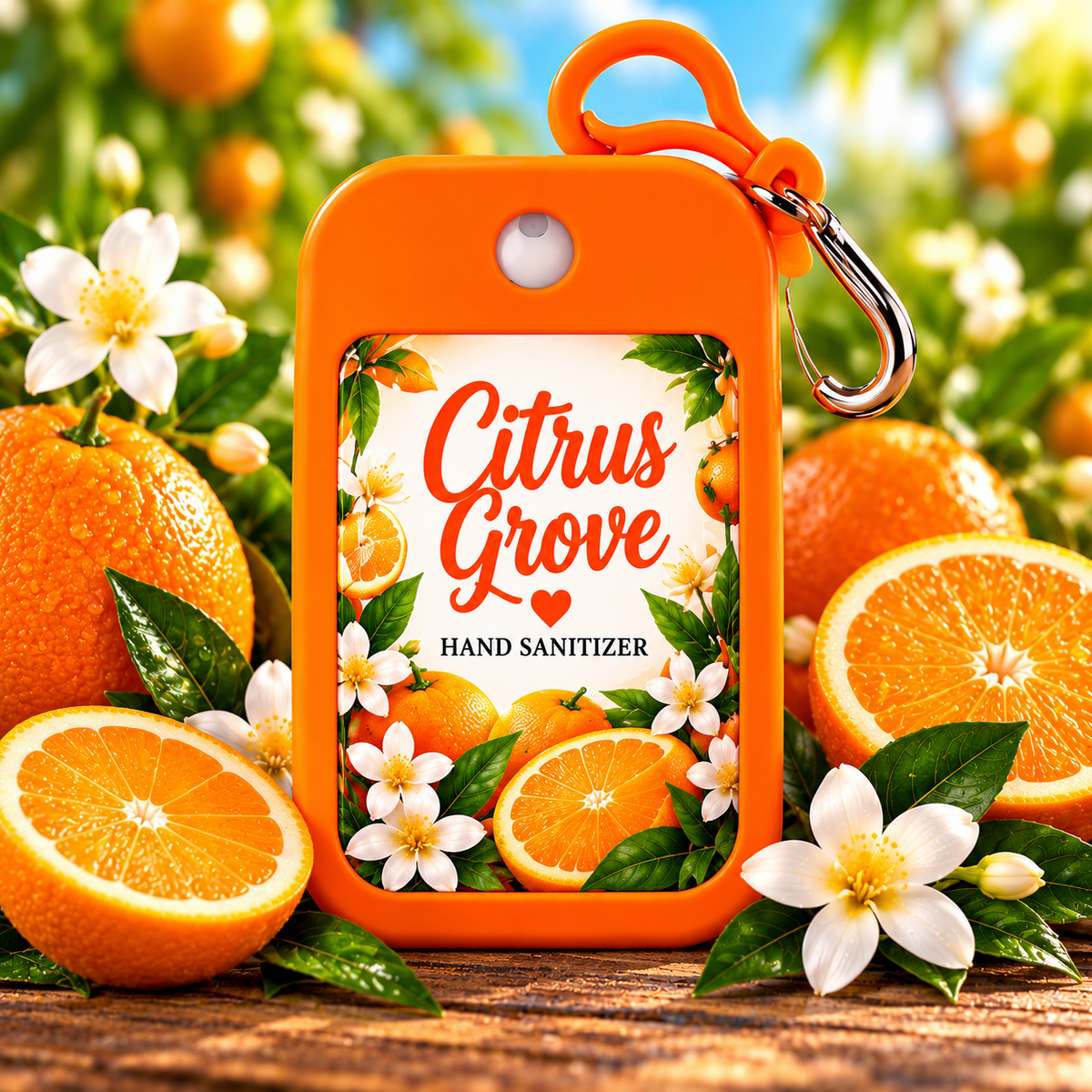 Custom Hand Sanitizer + Holder | Choose Your Scent & Design