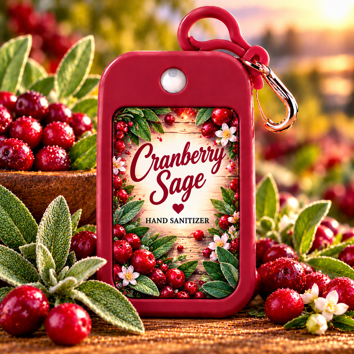 Custom Hand Sanitizer + Holder | Choose Your Scent & Design