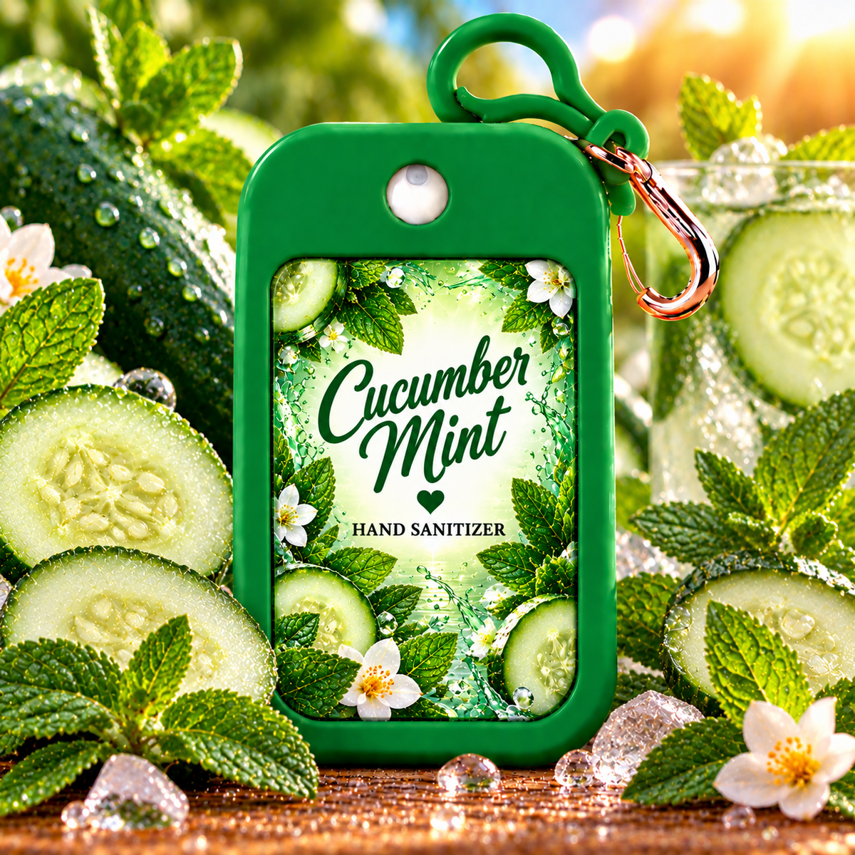 Custom Hand Sanitizer + Holder | Choose Your Scent & Design