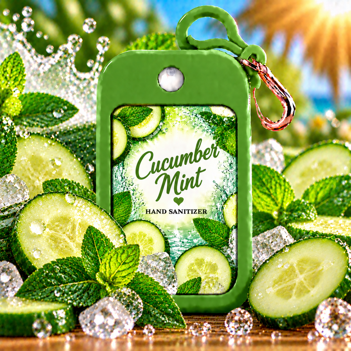 Custom Hand Sanitizer + Holder | Choose Your Scent & Design