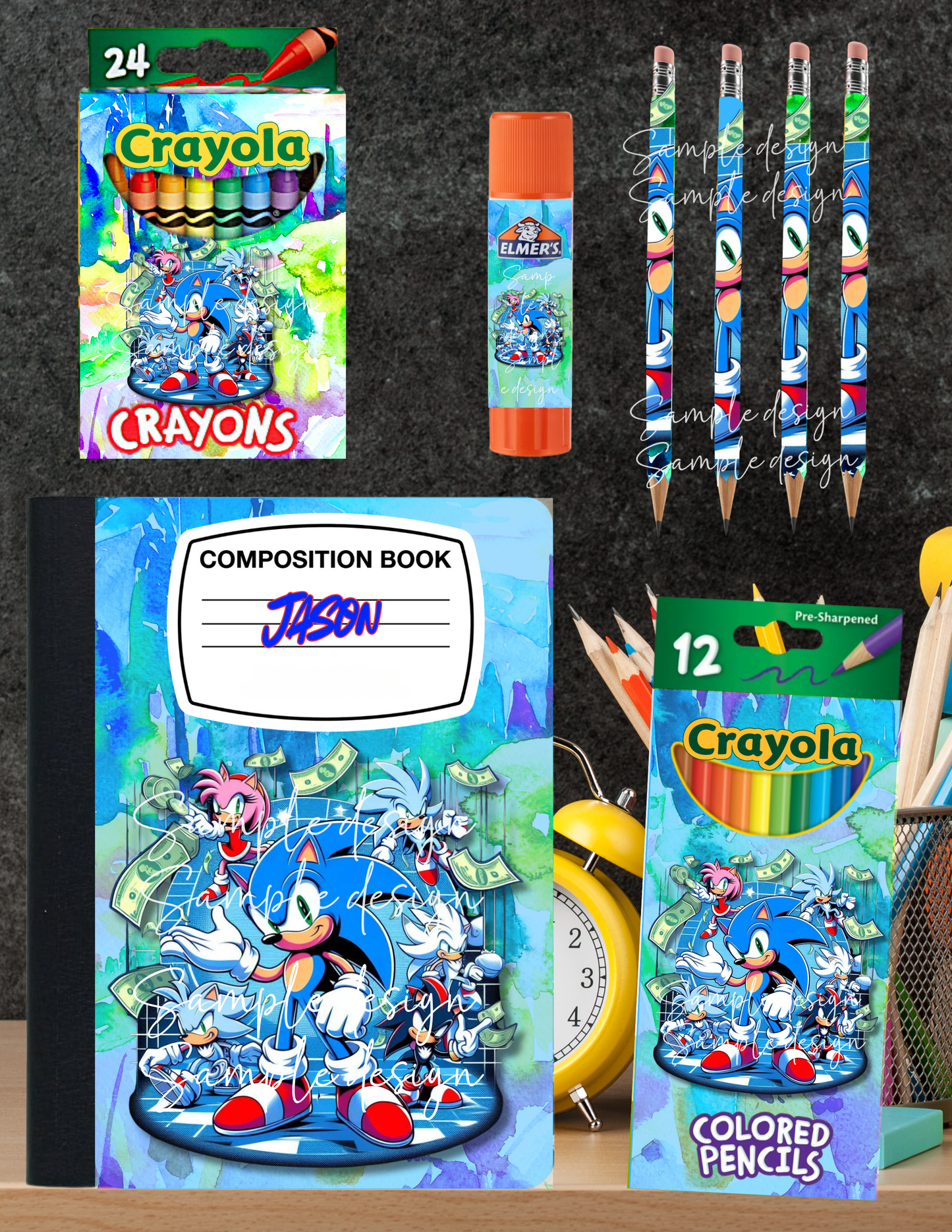Custom Back 2 School Supplies Bundle