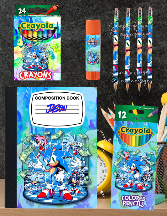 Custom Back 2 School Supplies Bundle