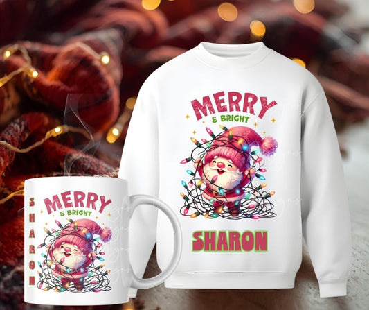 Custom Holiday mug and sweater Gift Set