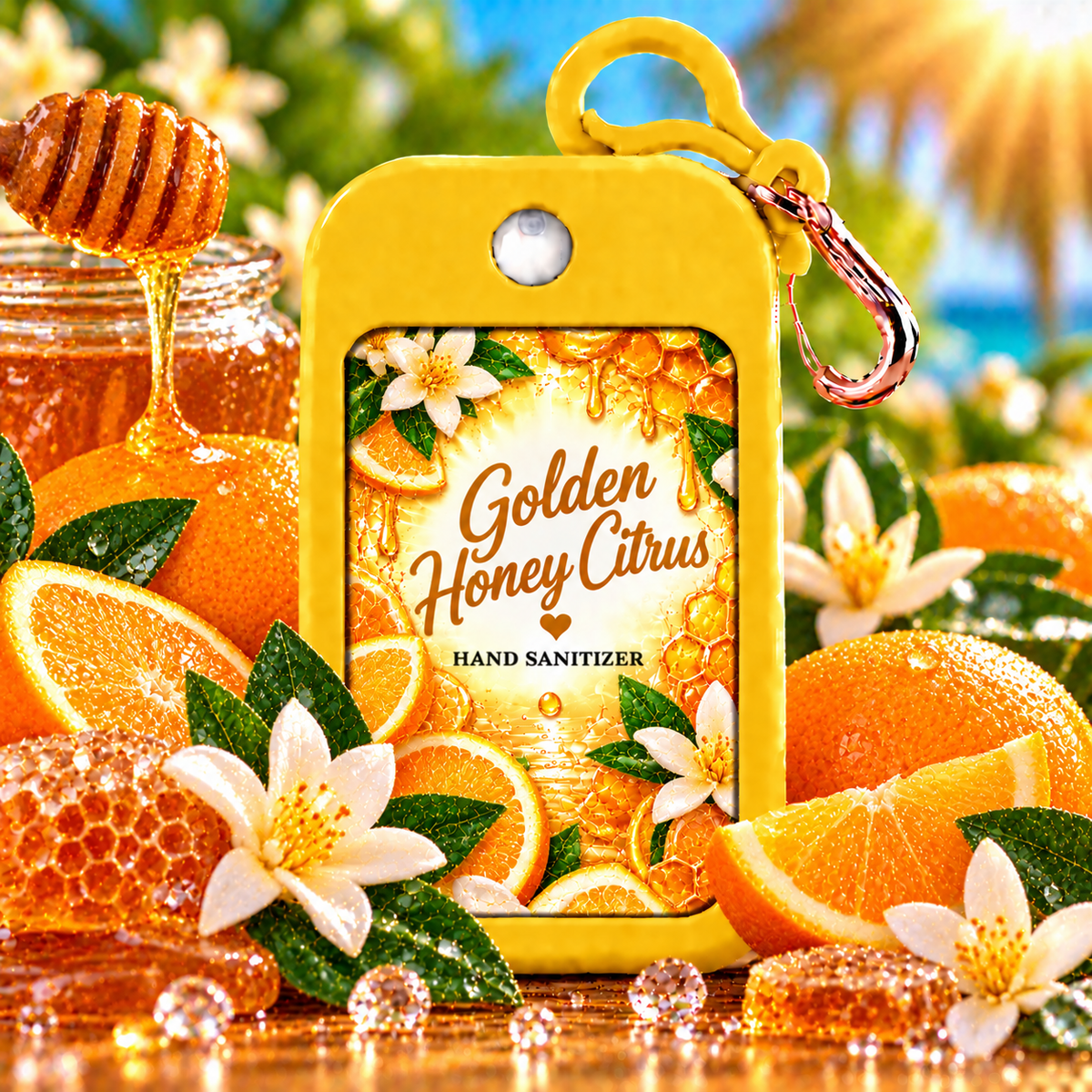 Custom Hand Sanitizer + Holder | Choose Your Scent & Design