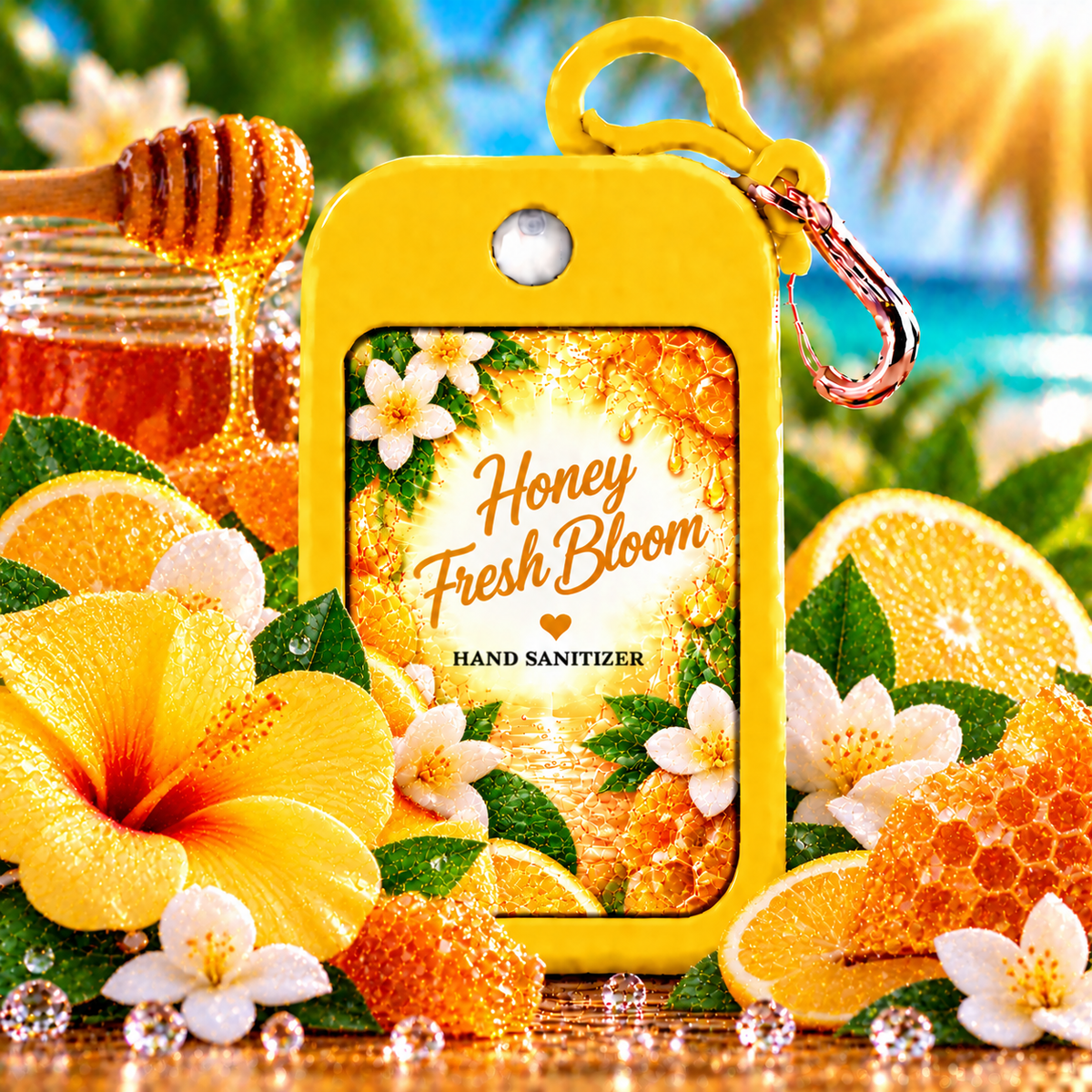 Custom Hand Sanitizer + Holder | Choose Your Scent & Design