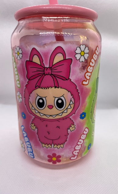Labubu glass Tumbler