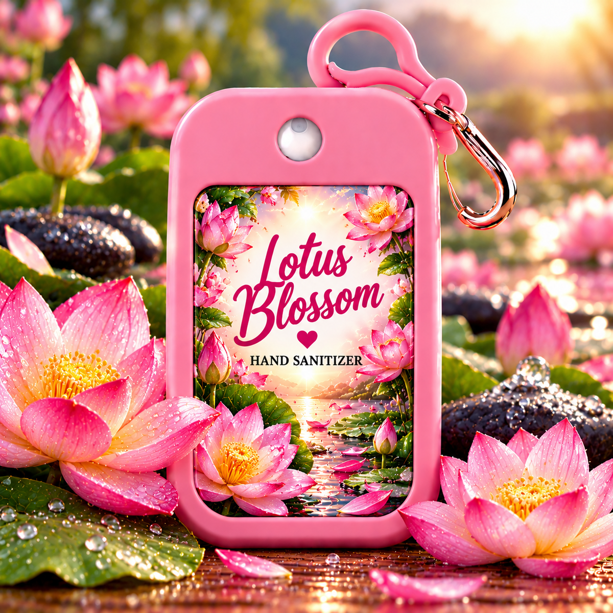 Custom Hand Sanitizer + Holder | Choose Your Scent & Design