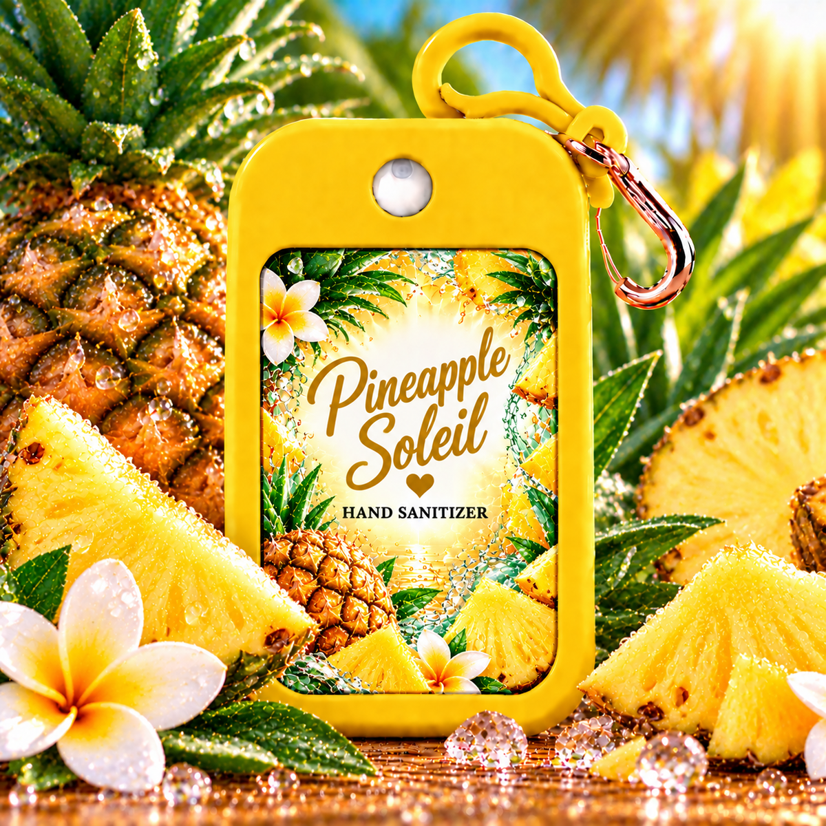 Custom Hand Sanitizer + Holder | Choose Your Scent & Design
