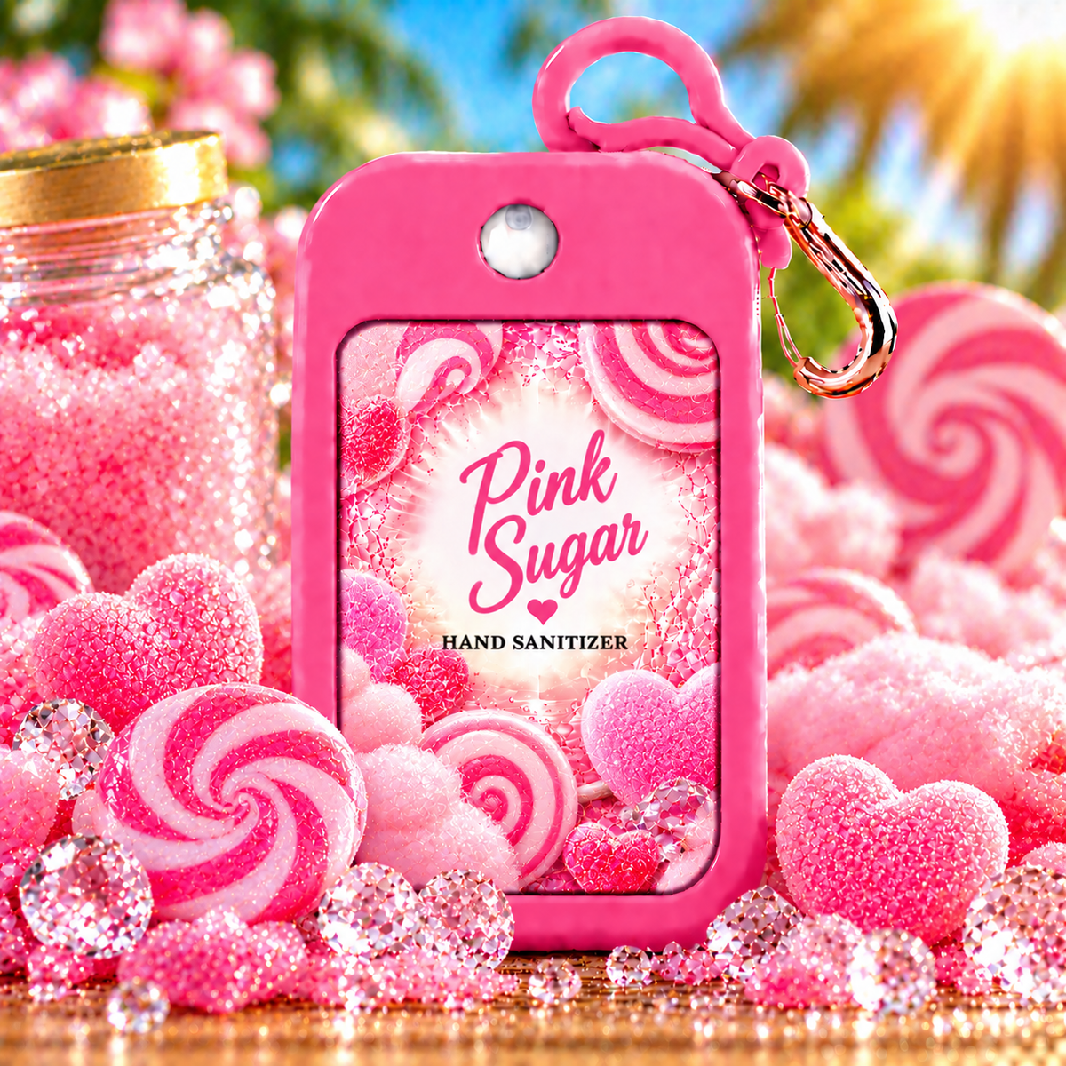 Custom Hand Sanitizer + Holder | Choose Your Scent & Design