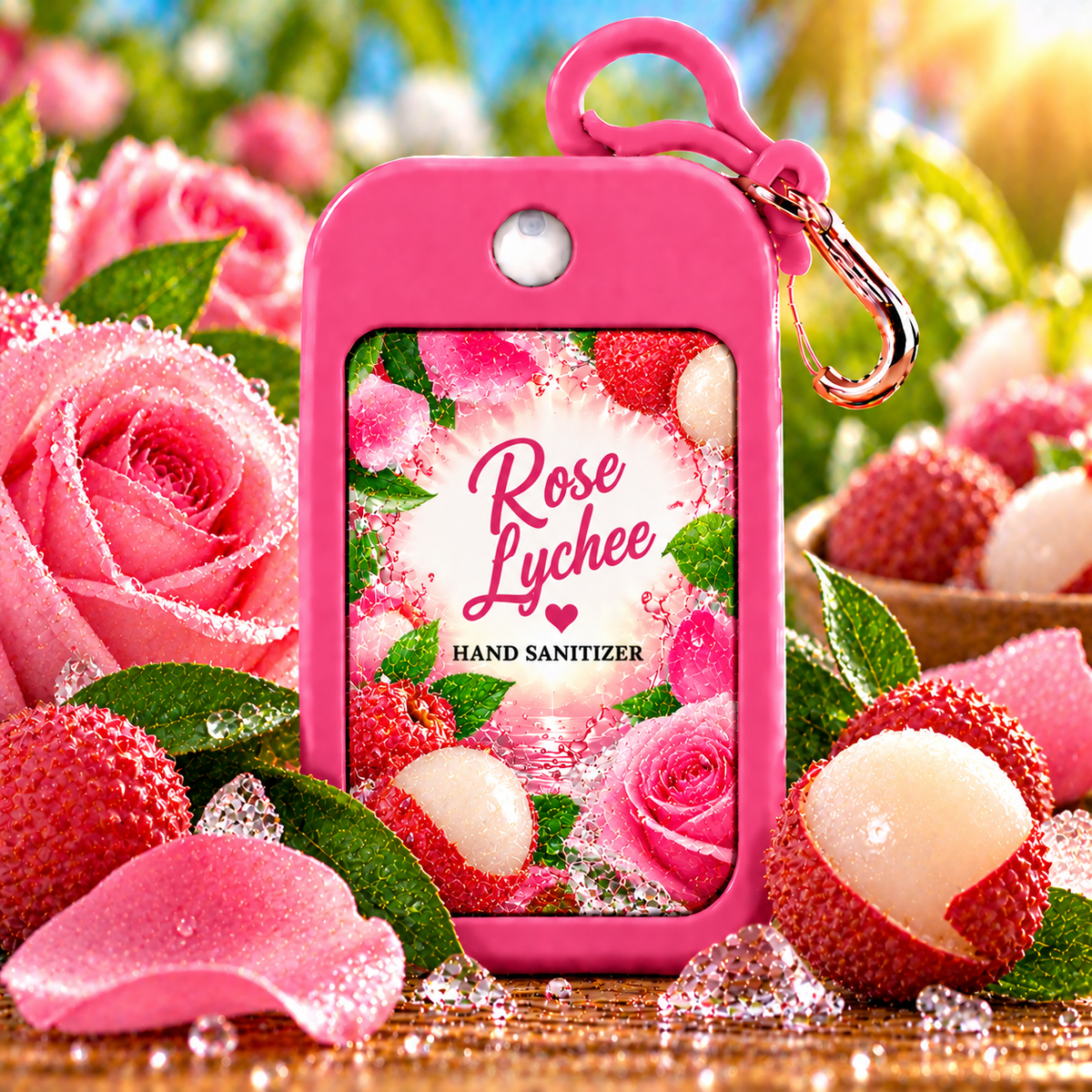 Custom Hand Sanitizer + Holder | Choose Your Scent & Design