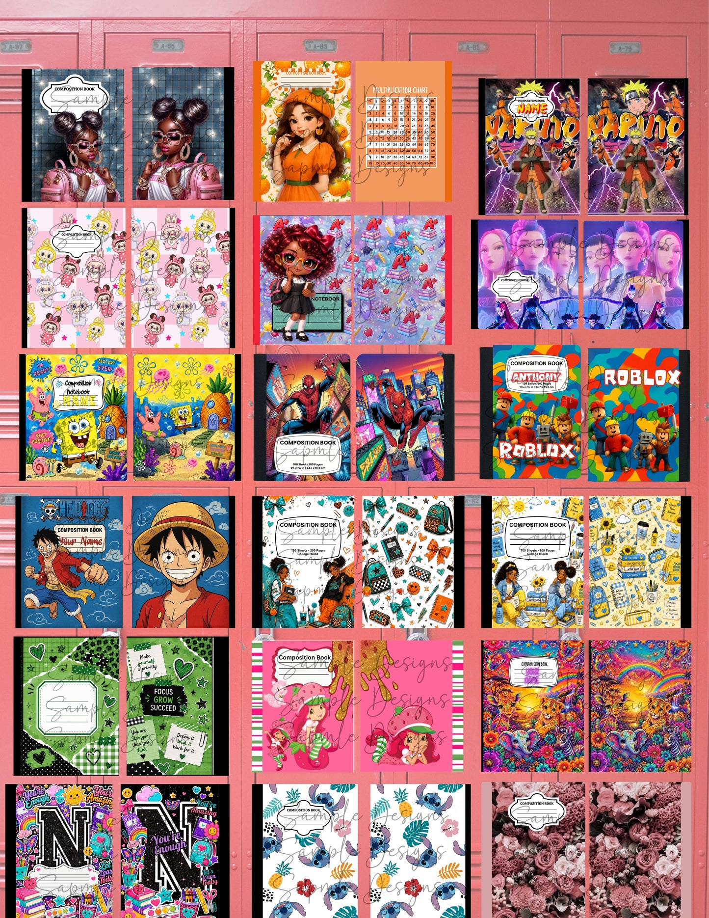 Custom Back 2 School Supplies Bundle