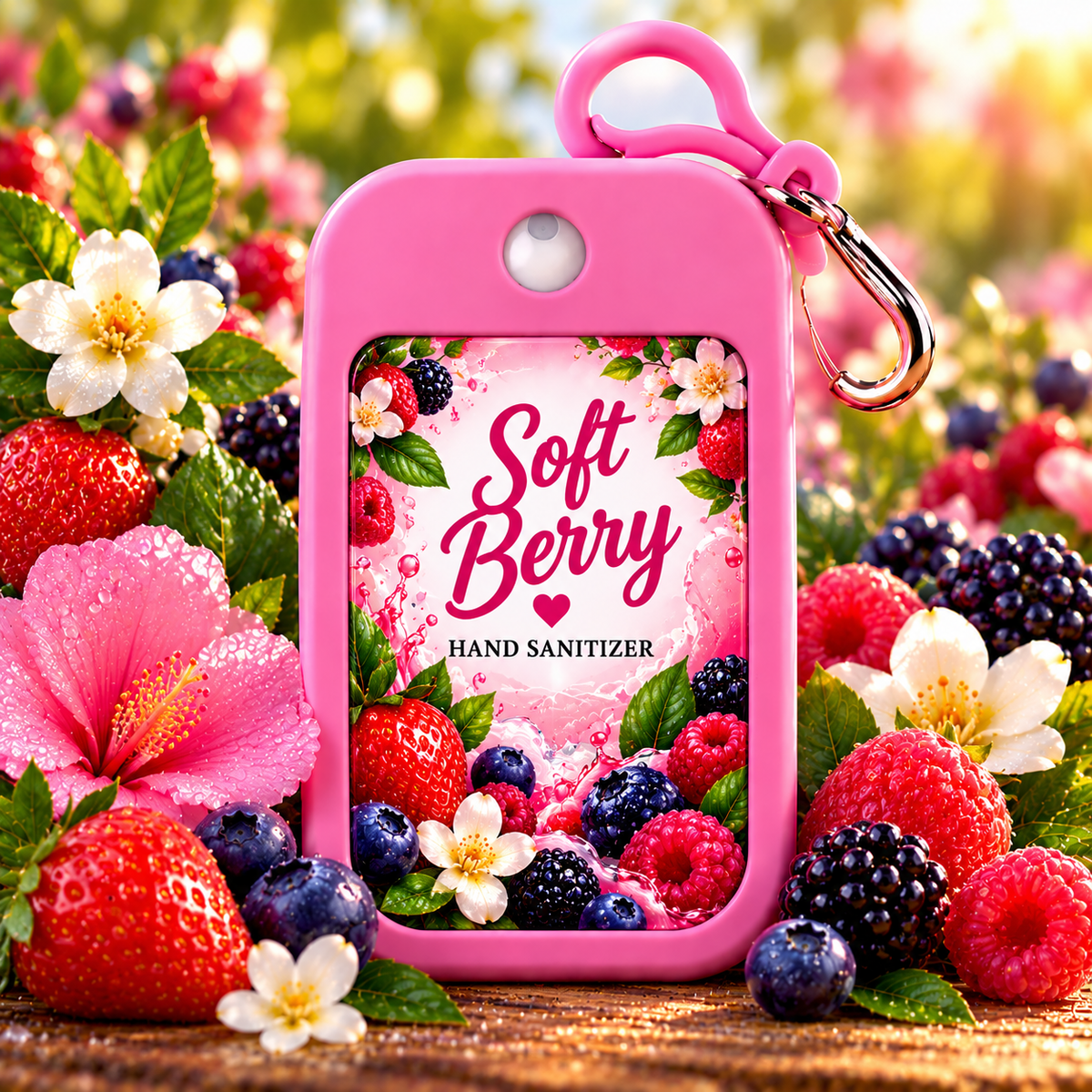 Custom Hand Sanitizer + Holder | Choose Your Scent & Design
