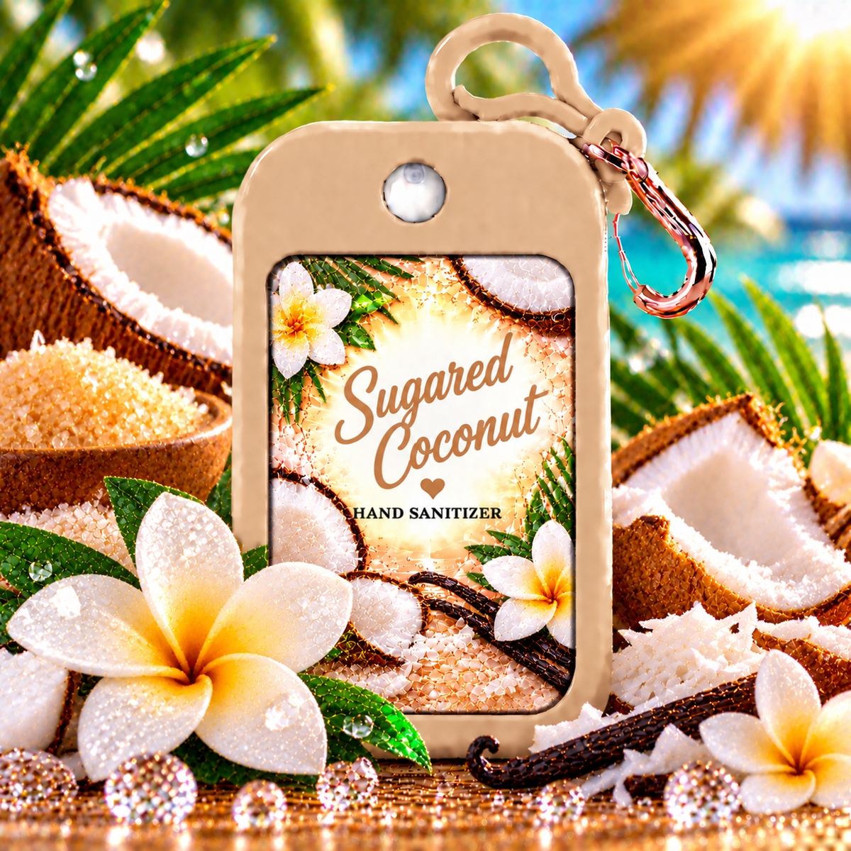 Custom Hand Sanitizer + Holder | Choose Your Scent & Design