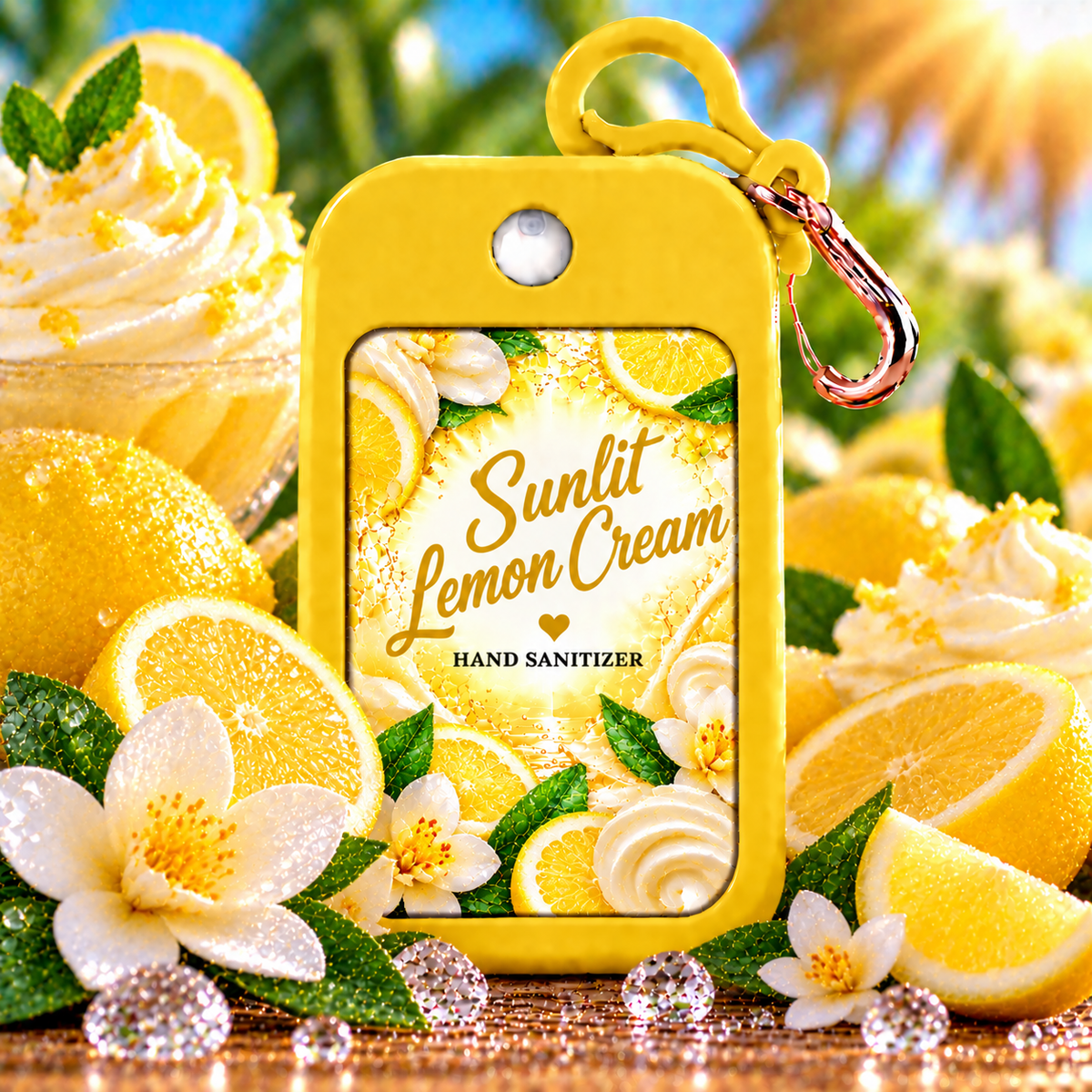 Custom Hand Sanitizer + Holder | Choose Your Scent & Design