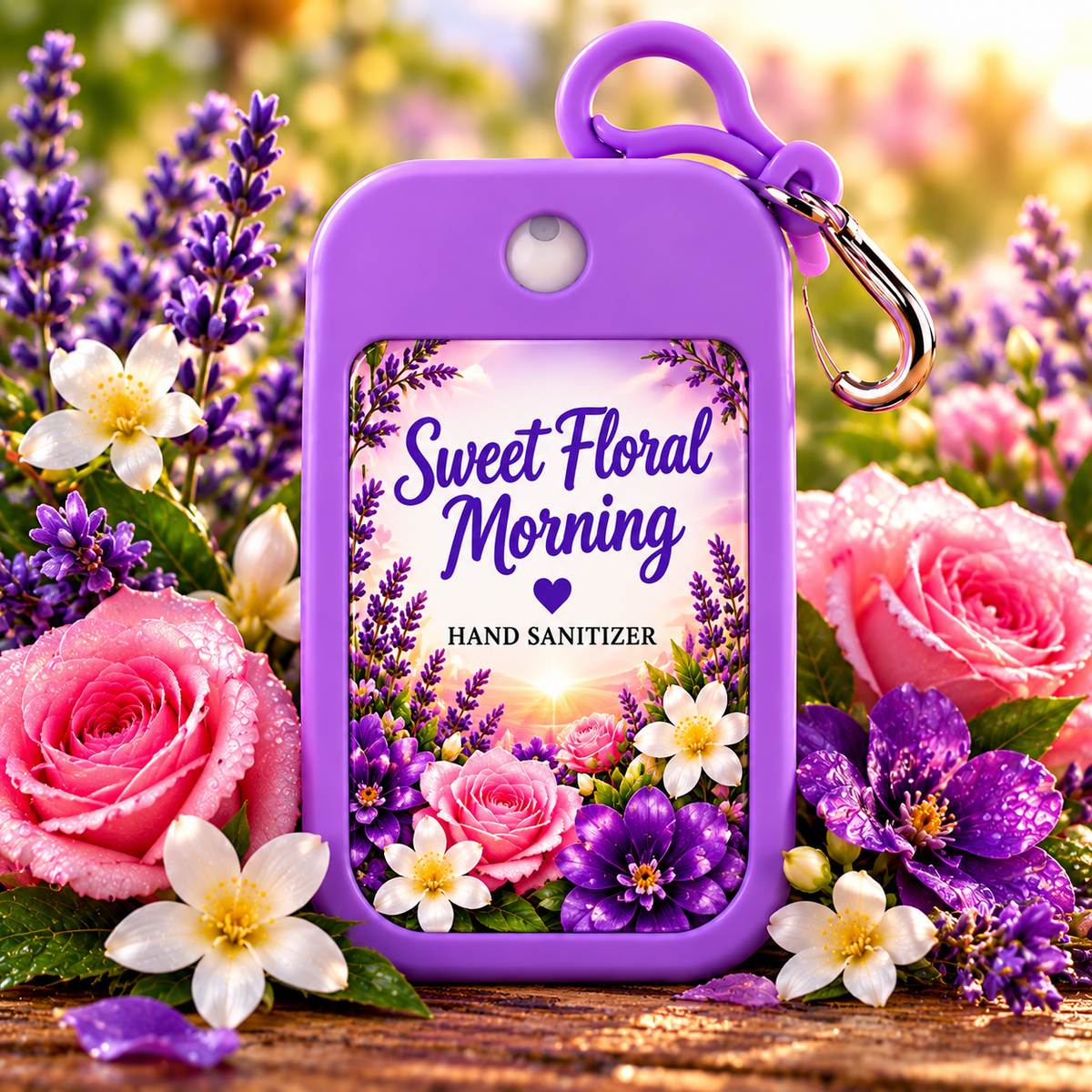 Custom Hand Sanitizer + Holder | Choose Your Scent & Design