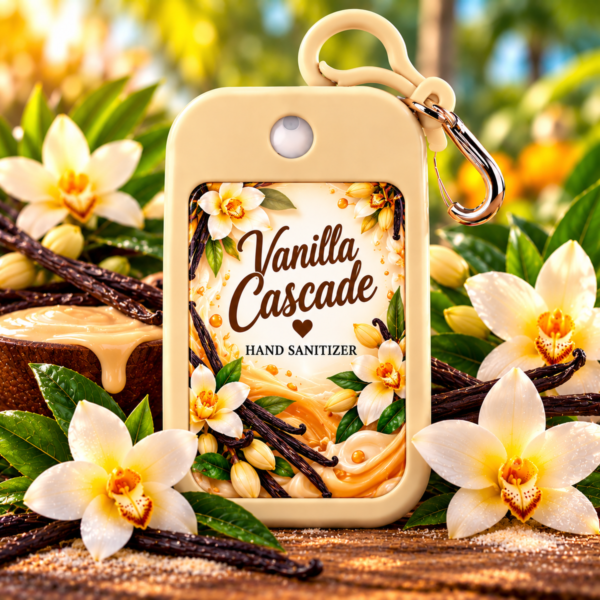 Custom Hand Sanitizer + Holder | Choose Your Scent & Design