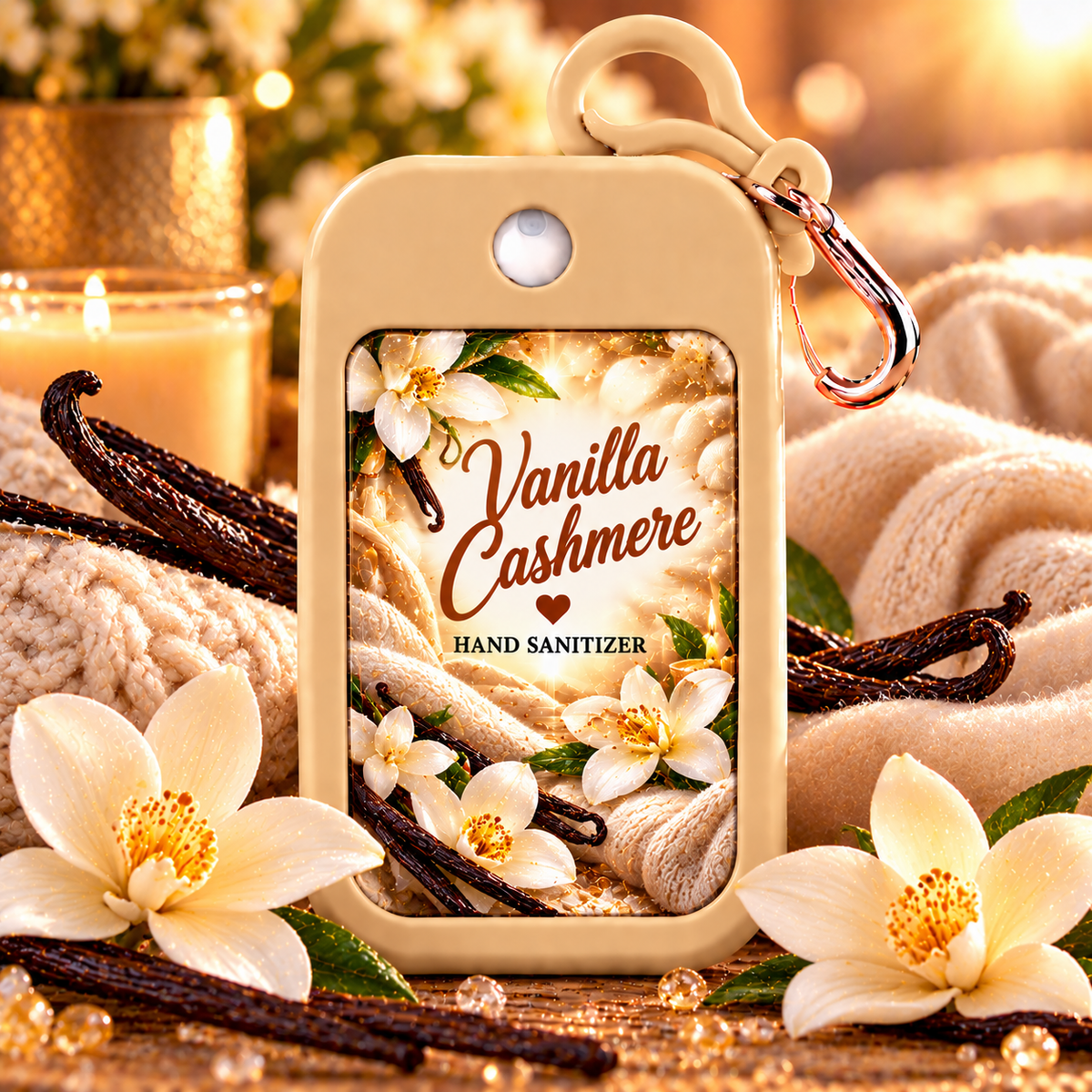 Custom Hand Sanitizer + Holder | Choose Your Scent & Design
