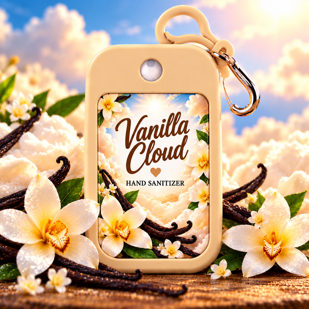 Custom Hand Sanitizer + Holder | Choose Your Scent & Design