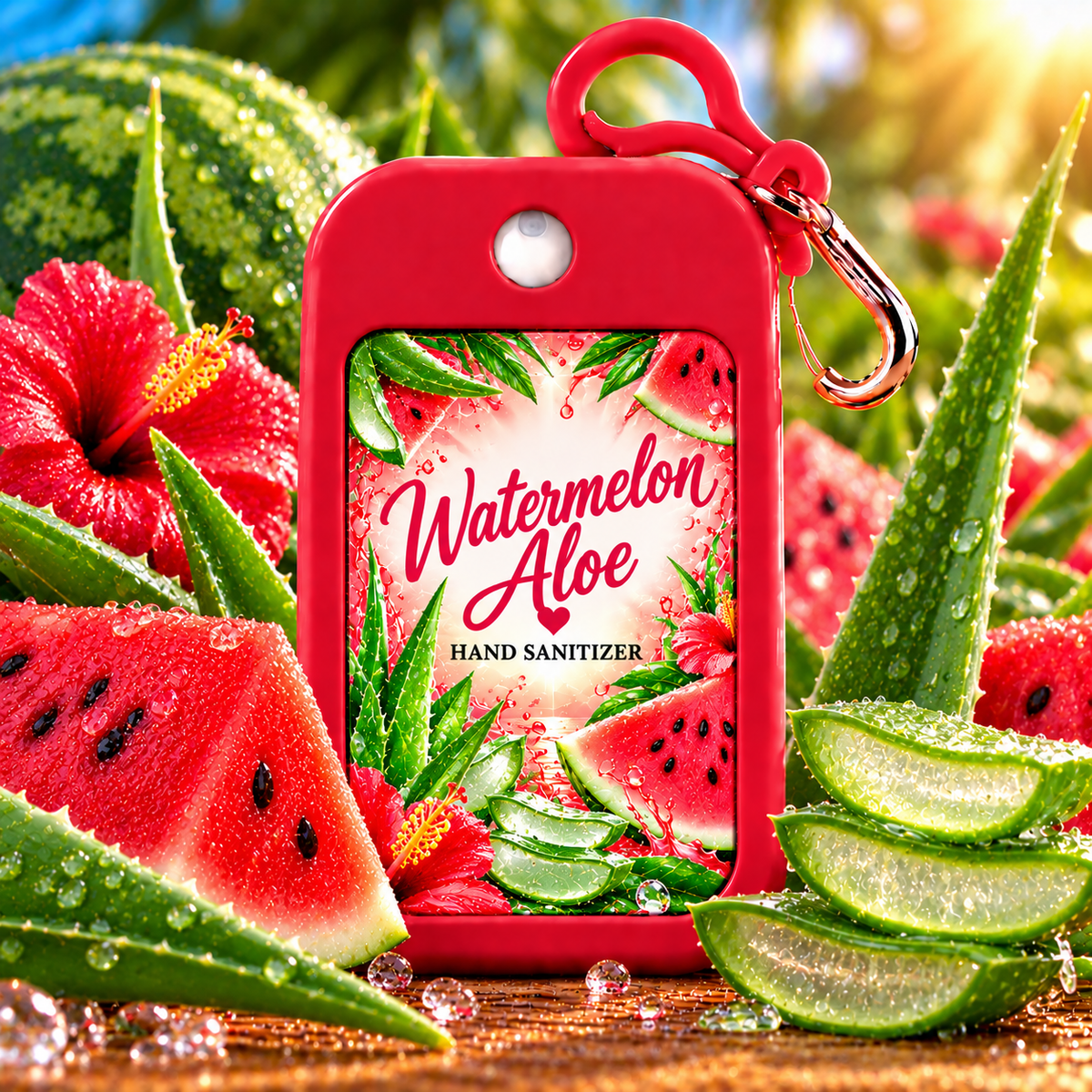 Custom Hand Sanitizer + Holder | Choose Your Scent & Design
