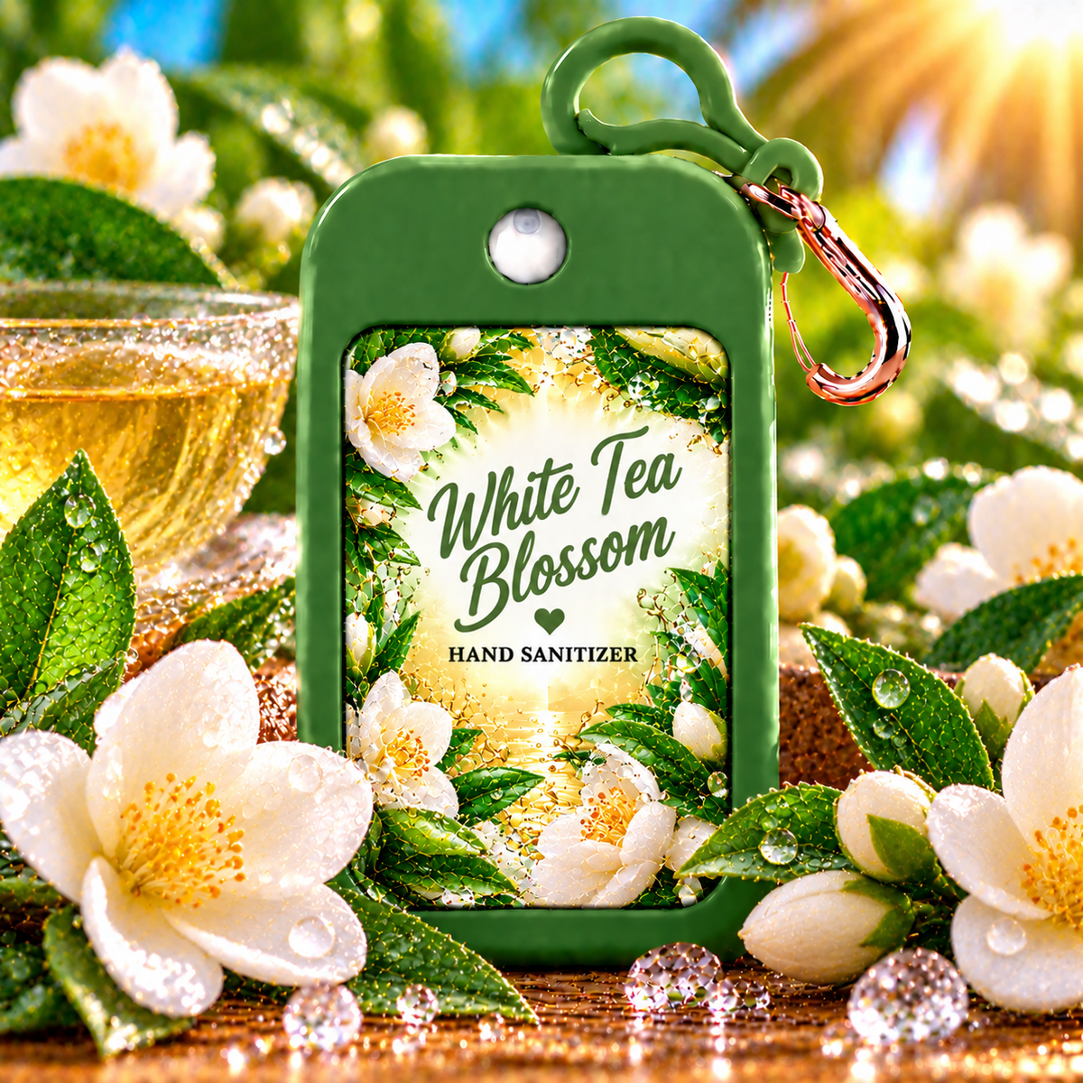 Custom Hand Sanitizer + Holder | Choose Your Scent & Design